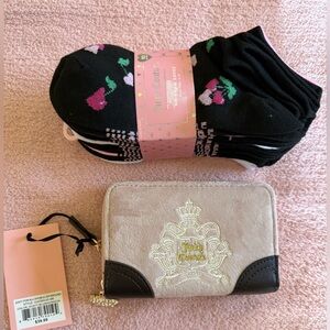 Juicy couture juicy roll double zip around dusty blush W Gift